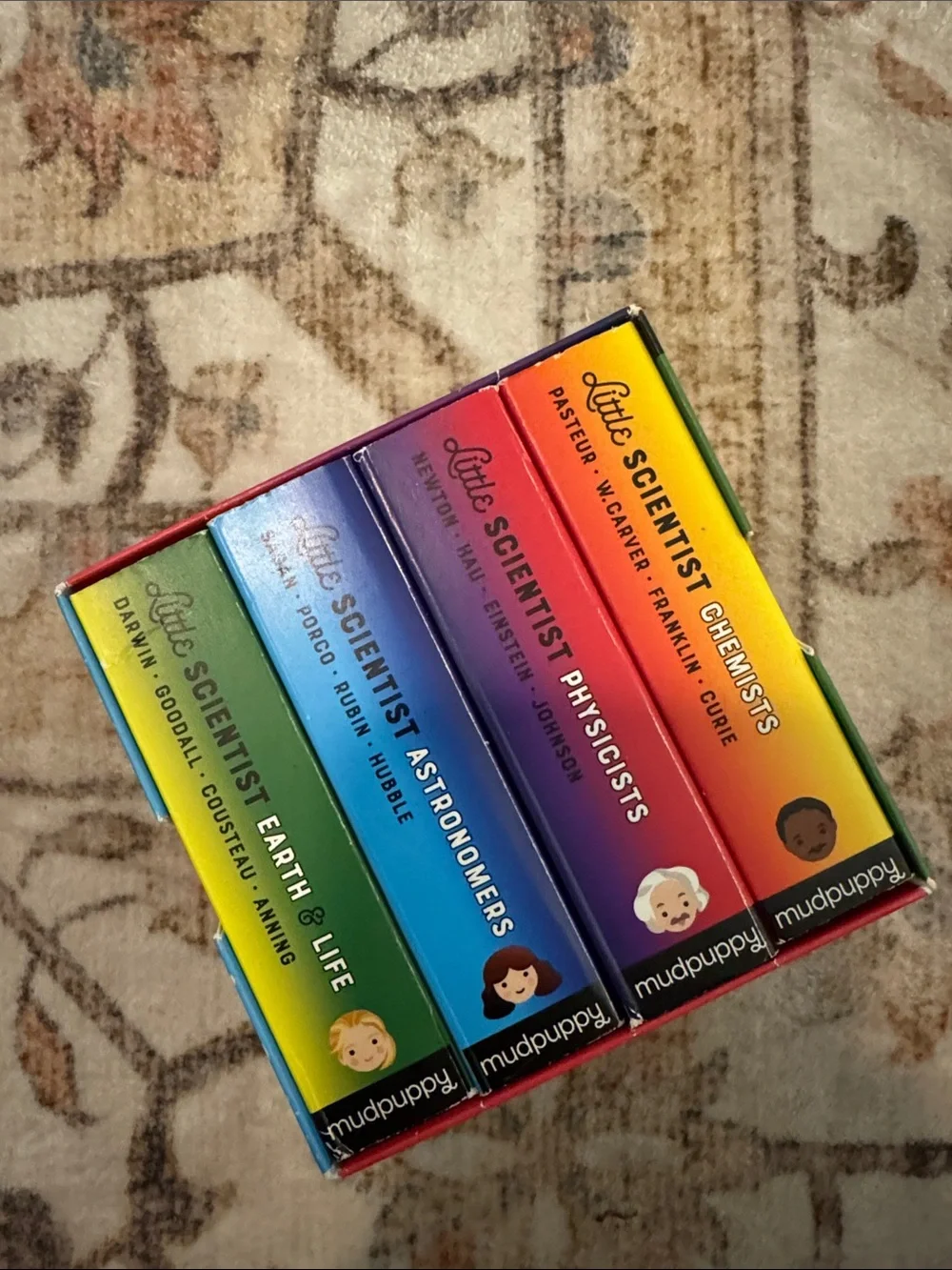 Mudpuppy Little Scientist Rainbow Board Book Set - Multicolor